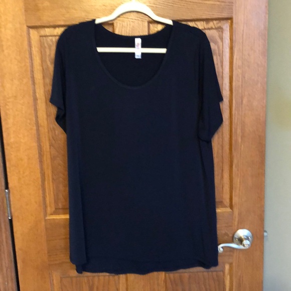 LuLaRoe Tops - Lularoe Slinky Dark Blue Classic Tee NWOT